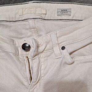 Sasha Women's White Flare Jeans